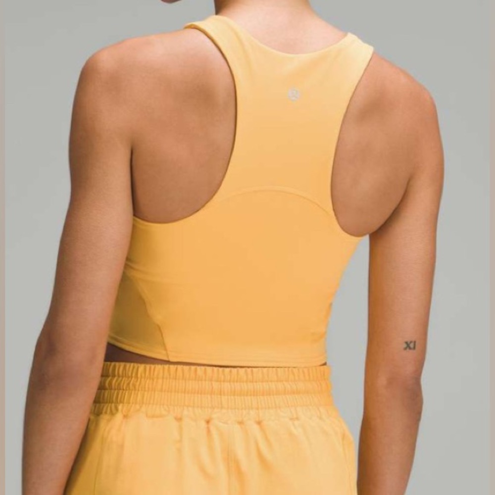 NWOT Lululemon Wunder Train Racerback Tank Top Mango Dream - Picture 2 of 9